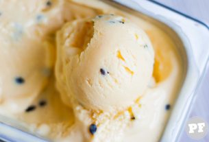 Easy Passion Fruit Ice Cream Without an Ice Cream Maker