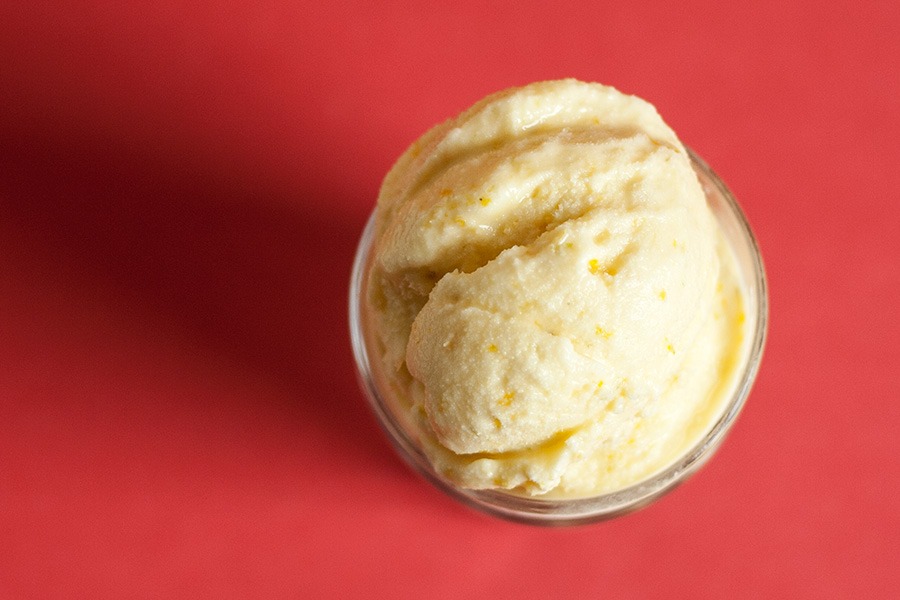 Creamy Orange Ice Cream |  PratoFundo