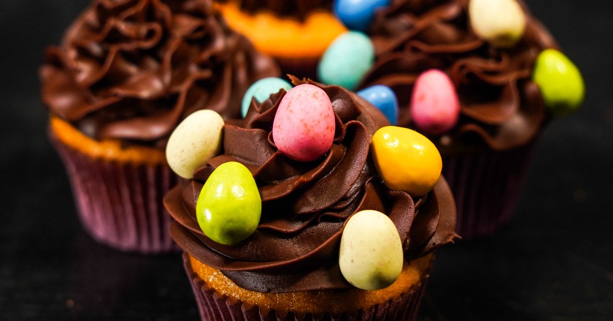 Carrot Cake Cupcake with Chocolate Icing