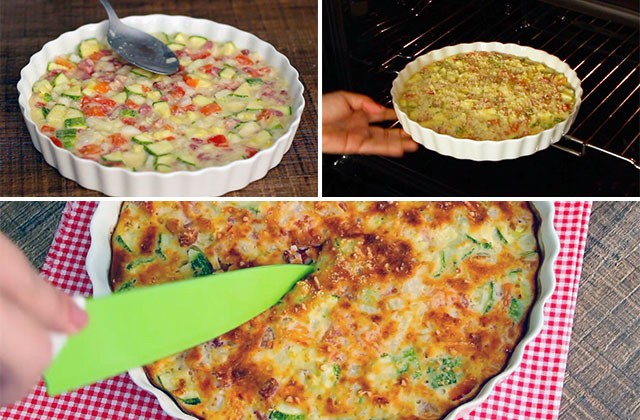 Bacon and Zucchini Pie – Panelaterapia