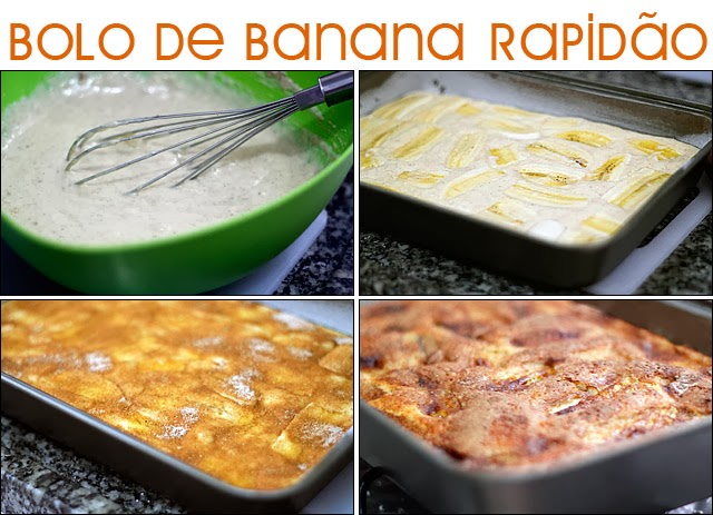 Bolo de Banana Rapidão – Panelaterapia