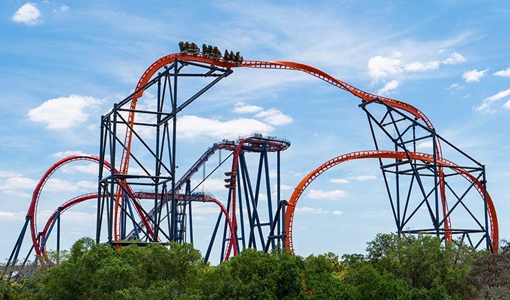 Tigris: Busch Gardens' new roller coaster (Photo: Publicity)