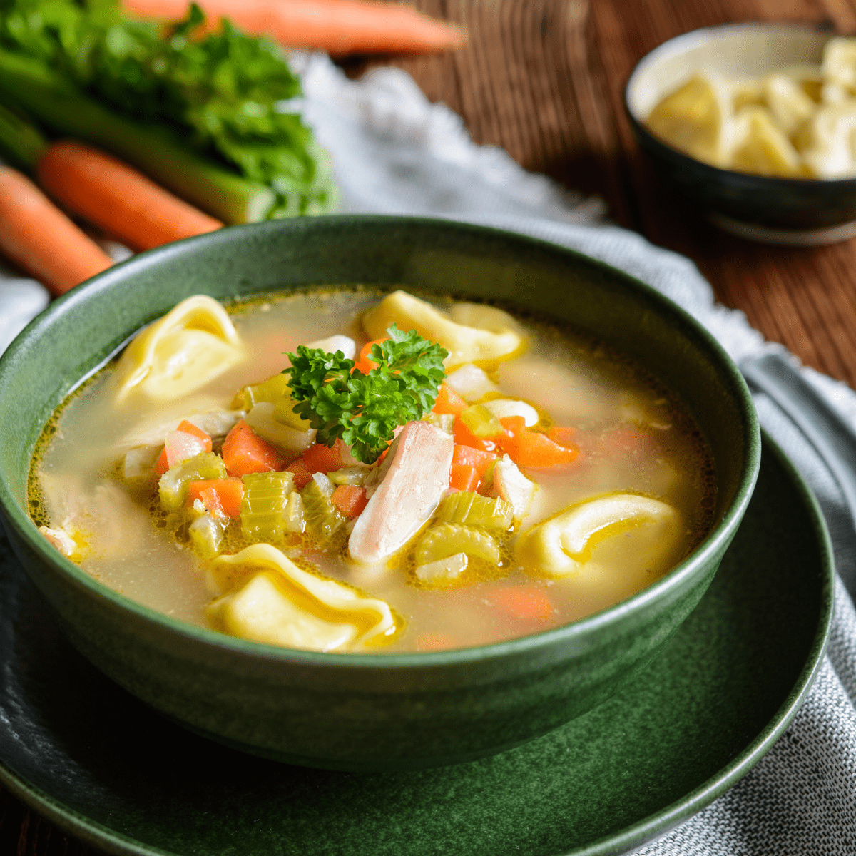 Chicken Tortellini Soup, Instant Pot Soup Recipe...