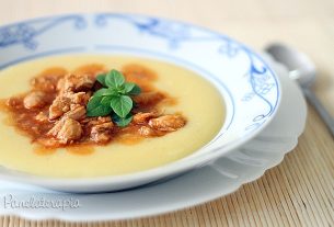 Creamy Polenta with Chicken Sauce – Panelaterapia