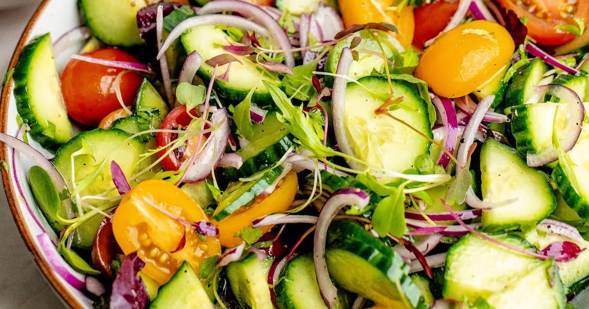 Cucumber and Tomato Salad