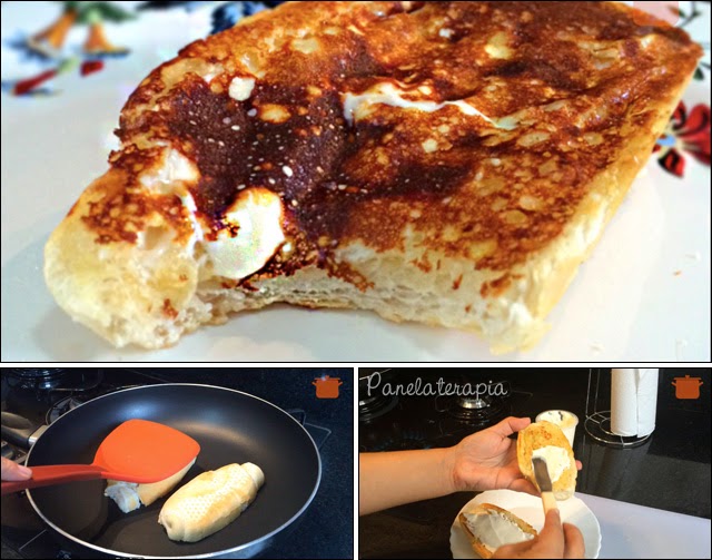 Grilled Bread with Cream Cheese – Panelaterapia