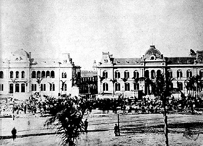 Old photo of Casa Rosada