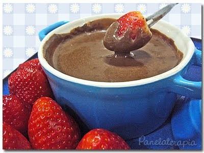 Light Chocolate Fondue – Panelaterapia