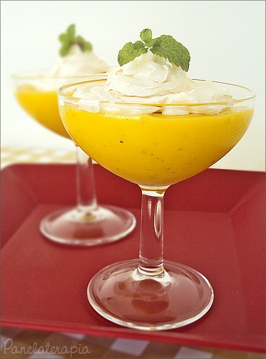 Mango Flan with Ginger and Mint – Panelaterapia