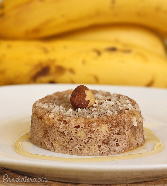 Microwave Banana Cupcake – Panelaterapia