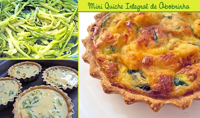 Mini Integral Zucchini Quiche – Panelaterapia