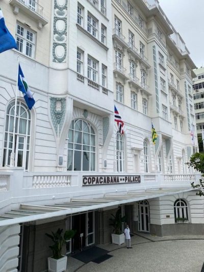 Most famous hotel in Brazil: Belmond Copacabana Palace