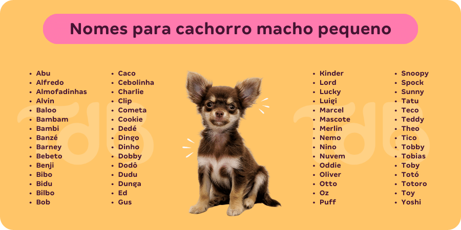 List of names for small male dogs