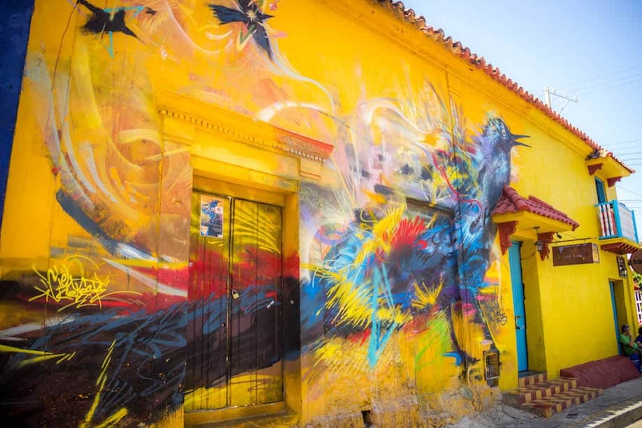 Arte de Rua em Getsemaní, Cartagena