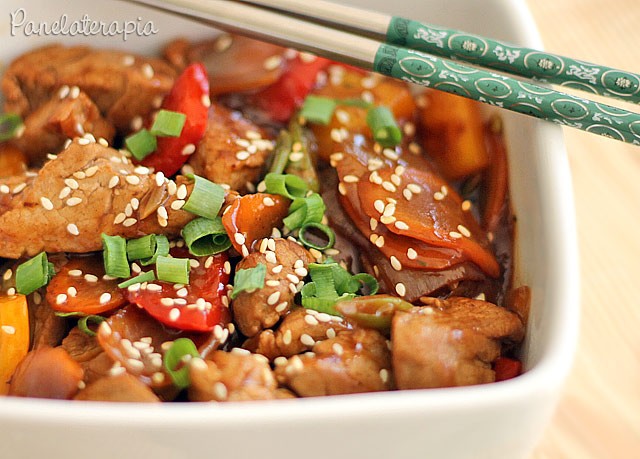 Pork in sweet and sour sauce – Panelaterapia