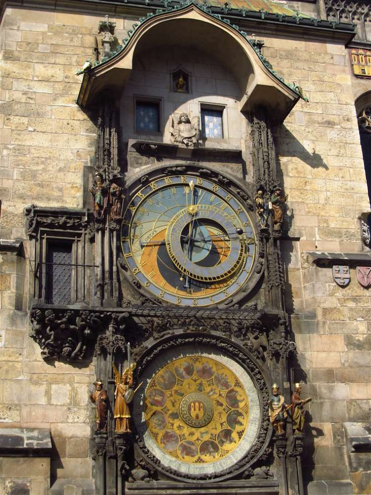 prague czech republic clock tower