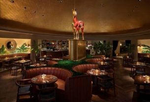 Restaurant at the new Faena Miami hotel