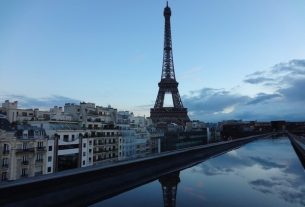 Vista do restaurante Les Ombres - Paris