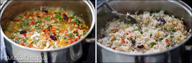 Rice with codfish