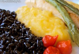 Sole Fillet with Black Rice – Panelaterapia