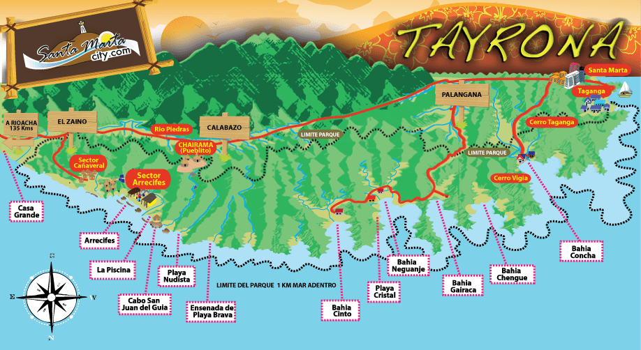 Tayrona Map