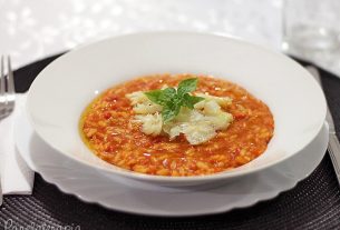 Tomato Risotto with Cod Chips – Panelaterapia