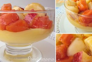 Vanilla Pudding with Fruit Salad (Light) – Panelaterapia