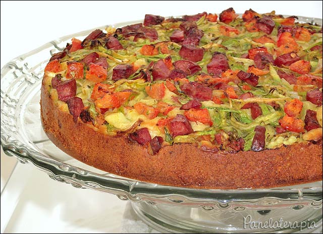 Zucchini and pepperoni pie – Panelaterapia