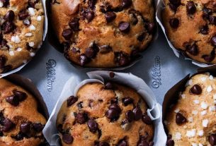 Chocolate Drop Muffin (Bakery Style)