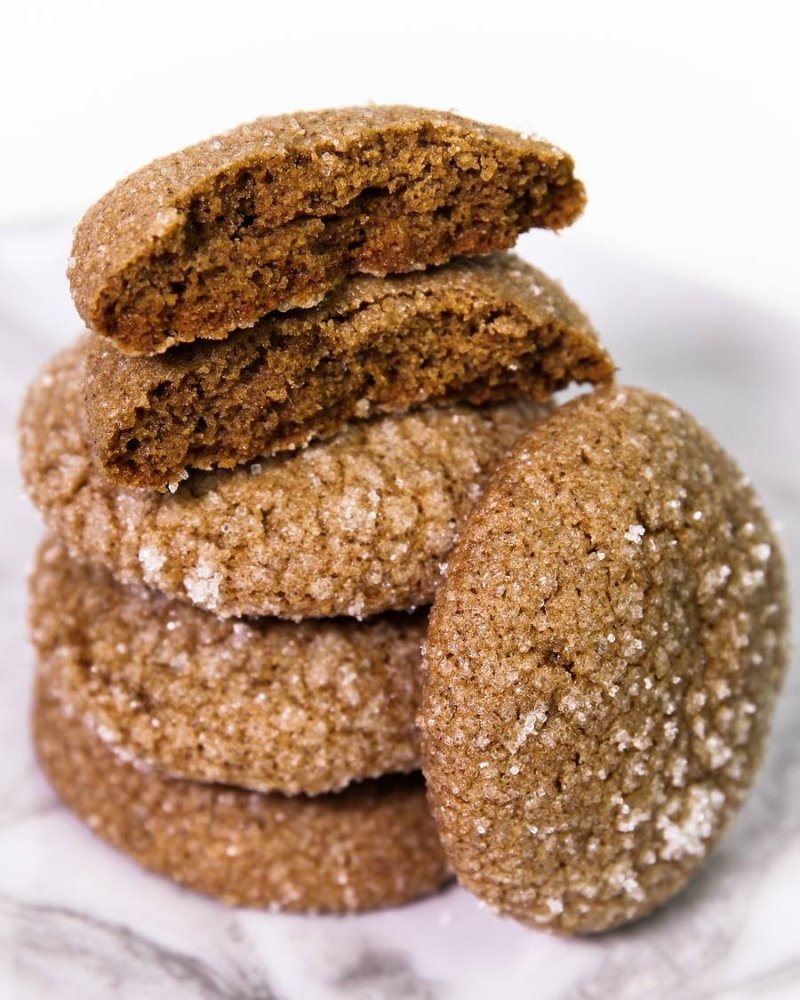 Stacked Vegan Gingerbread Cookie