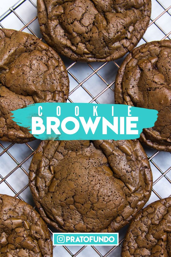 Cookie Brownie de Chocolate