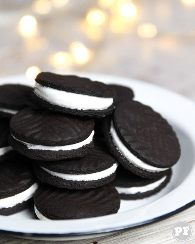 Oreo de malvavisco casero