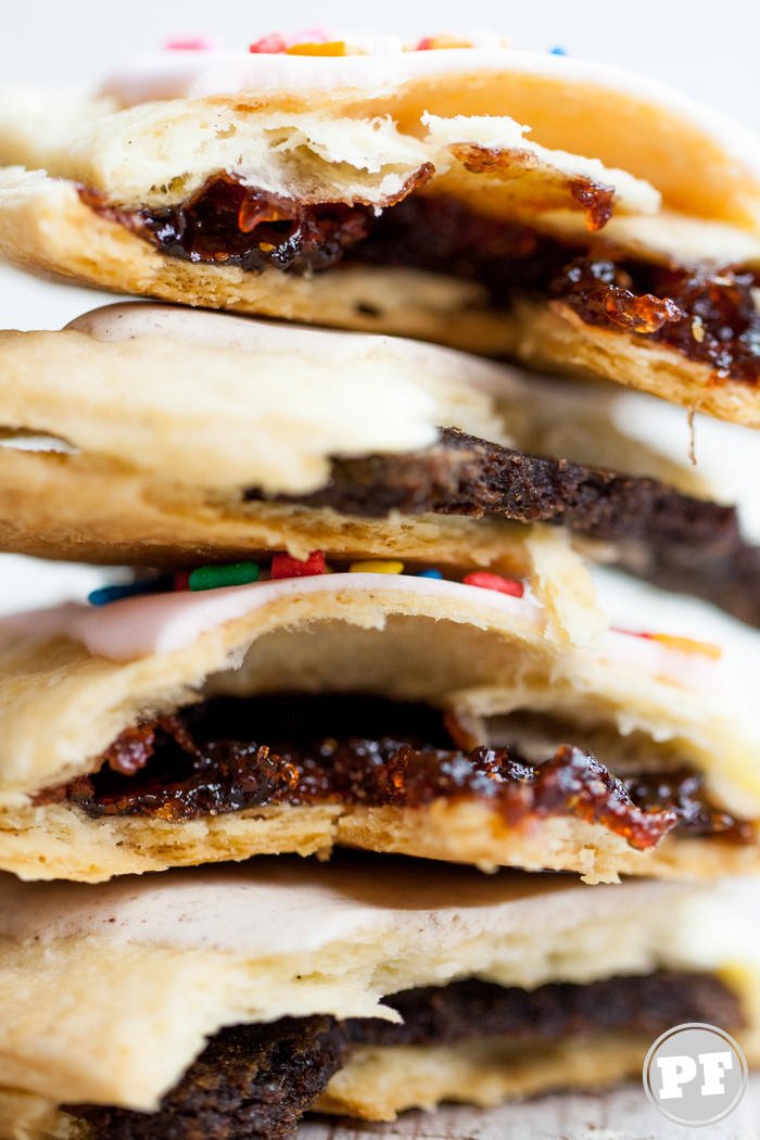 Homemade Banana and Strawberry Pop Tarts