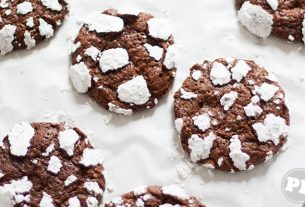 Cracked Chocolate Cookies |  PratoFundo