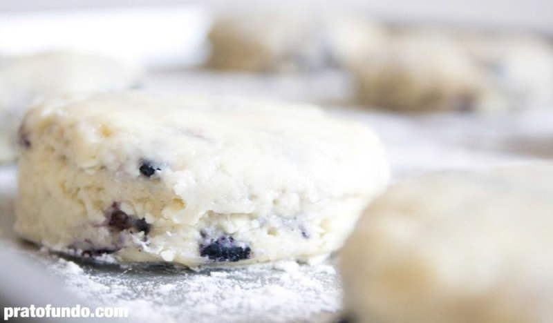 Blueberry and White Chocolate Scones