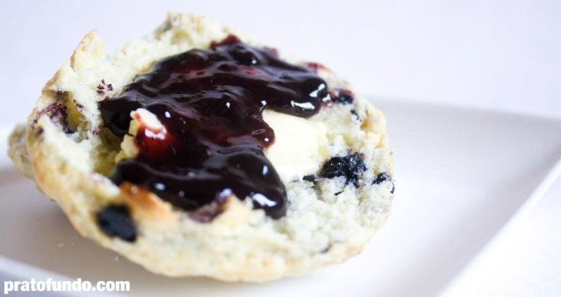 Blueberry and White Chocolate Scones