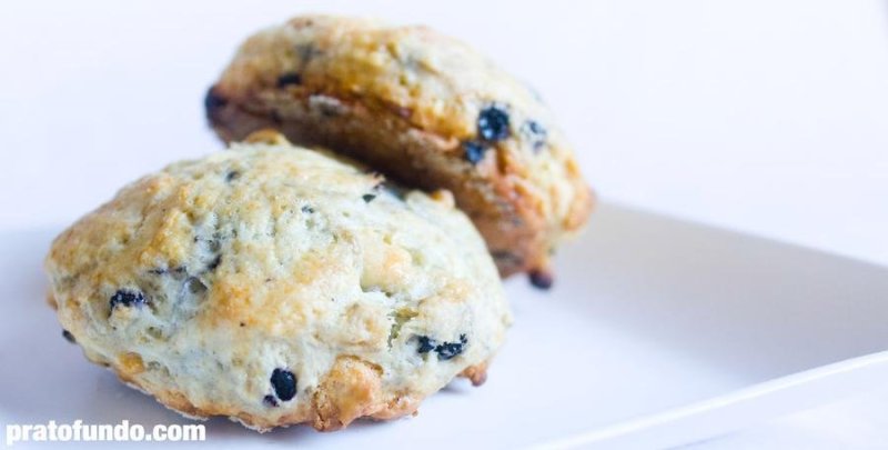 Blueberry and White Chocolate Scones