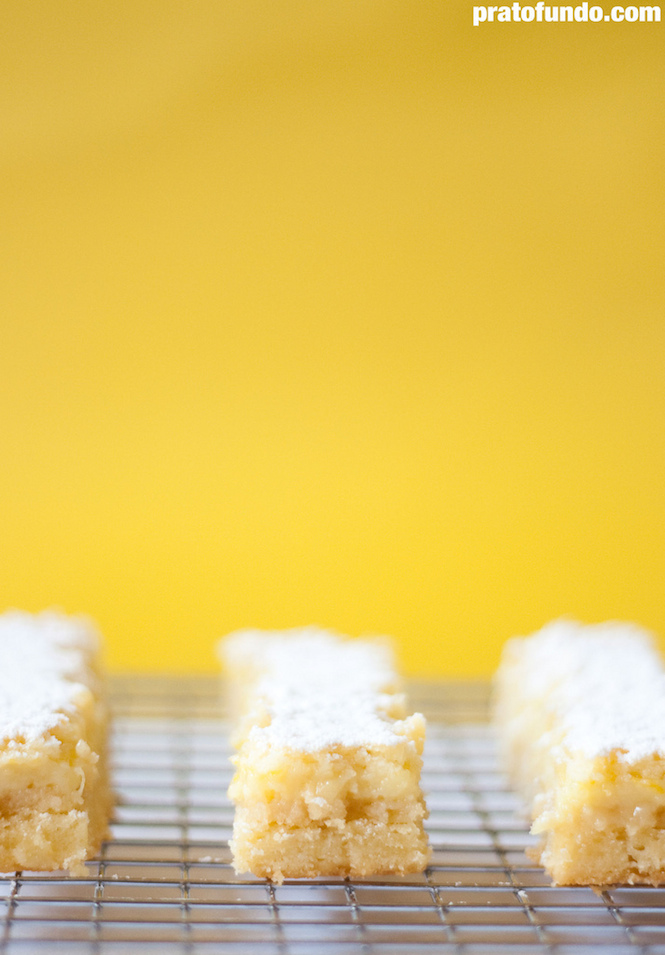 Sicilian Lemon Bars |  PratoFundo