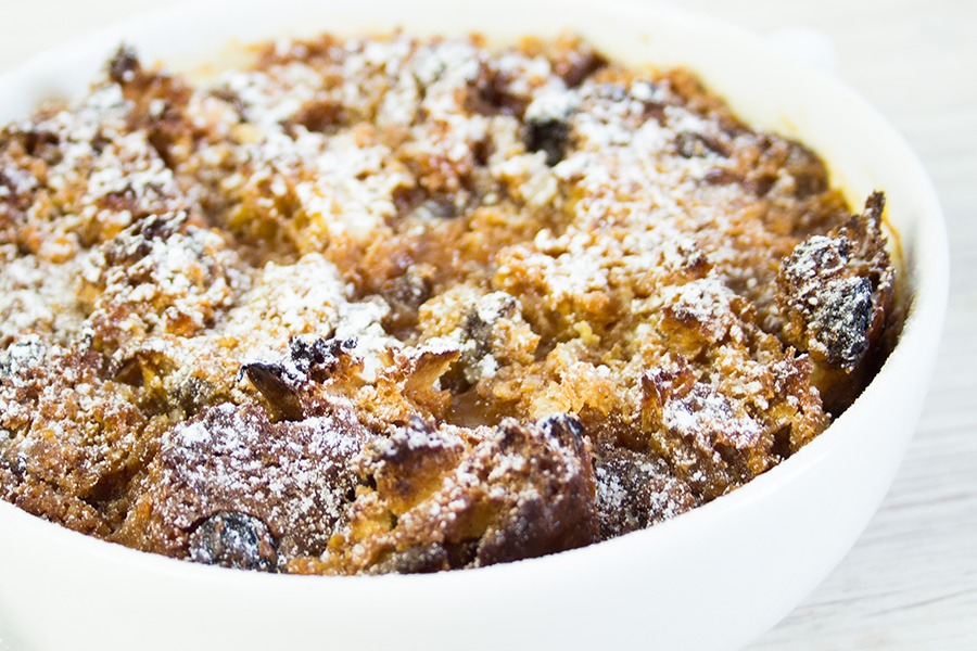 Panettone and Caramel Pudding