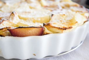 Apple, Plum and Pear Clafoutis