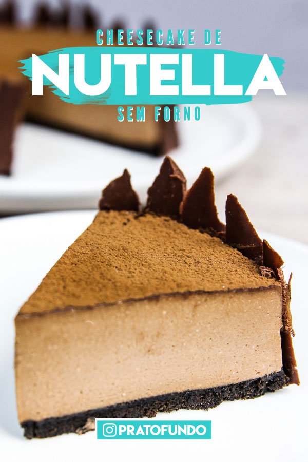 Piece of Nutella Cheesecake