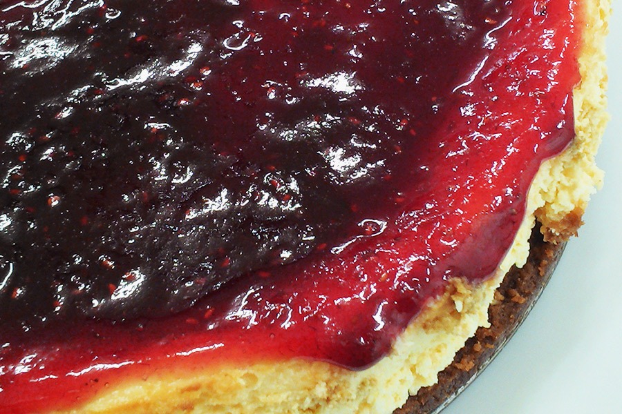 New York Cheesecake with Red Fruits