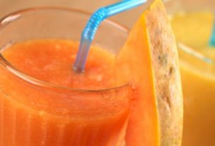 Orange and papaya juice for constipation