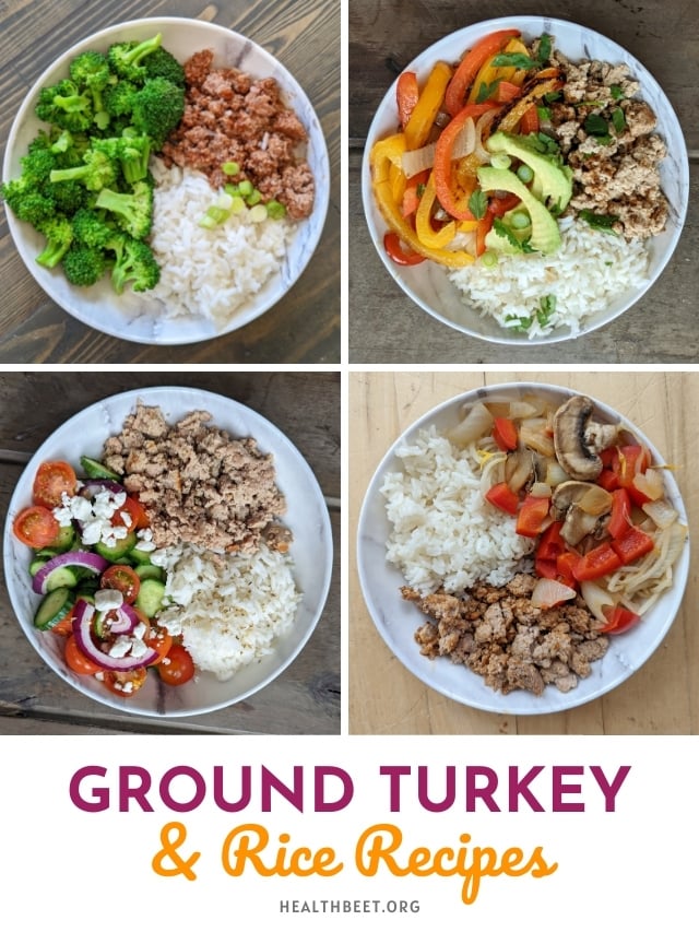 7 Days of Ground Turkey and Rice Meals