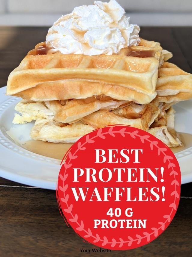 CLASSIC Protein Waffles  with 40 grams of protein!