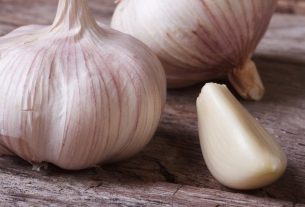 Garlic reduces cholesterol and high blood pressure