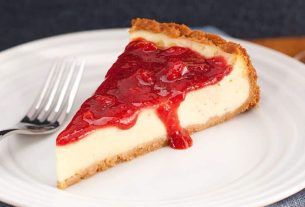 Receita de cheesecake tradicional