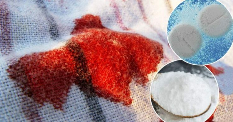 Simple and effective methods to remove blood stains