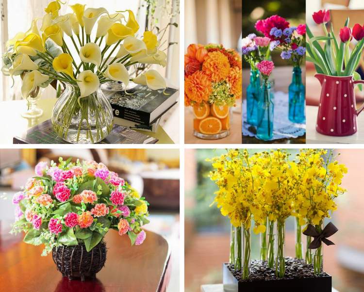 See how to decorate a house with flowers