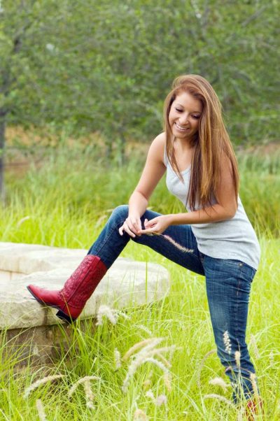 Red country boots